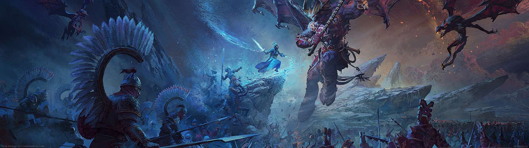 Total War: Warhammer 3 superwide achtergrond 01