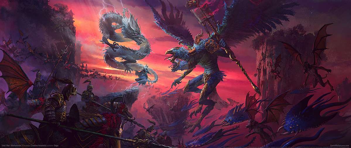 Total War: Warhammer 3 ultrawide achtergrond 02