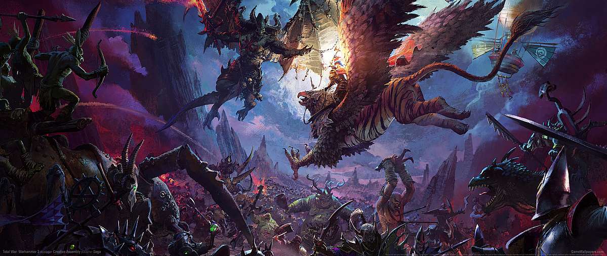 Total War: Warhammer 3 ultrawide achtergrond 04