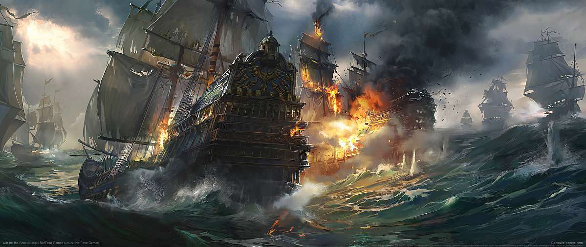 War of the Seas ultrawide achtergrond 01