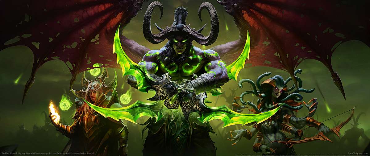 World of Warcraft: Burning Crusade Classic ultrawide achtergrond 01
