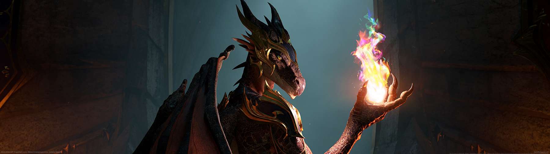 World of Warcraft: Dragonflight superwide achtergrond 02