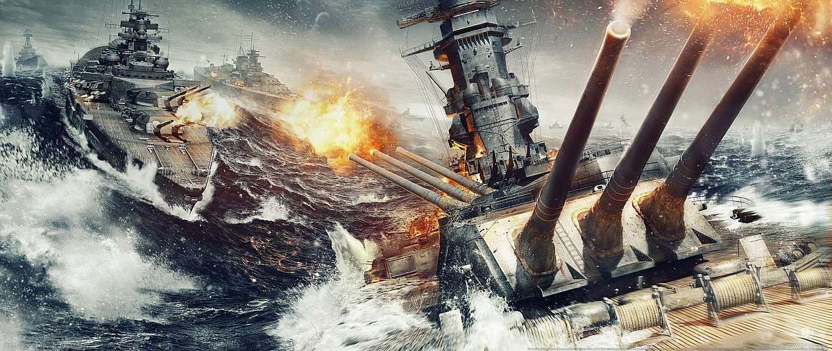 World of Warships ultrawide achtergrond 02