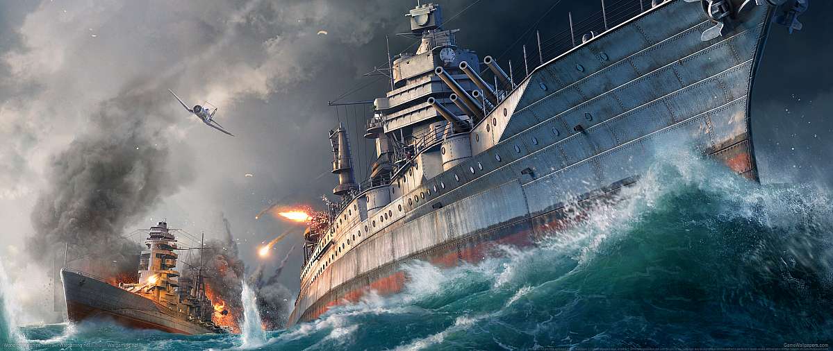 World of Warships ultrawide achtergrond 05