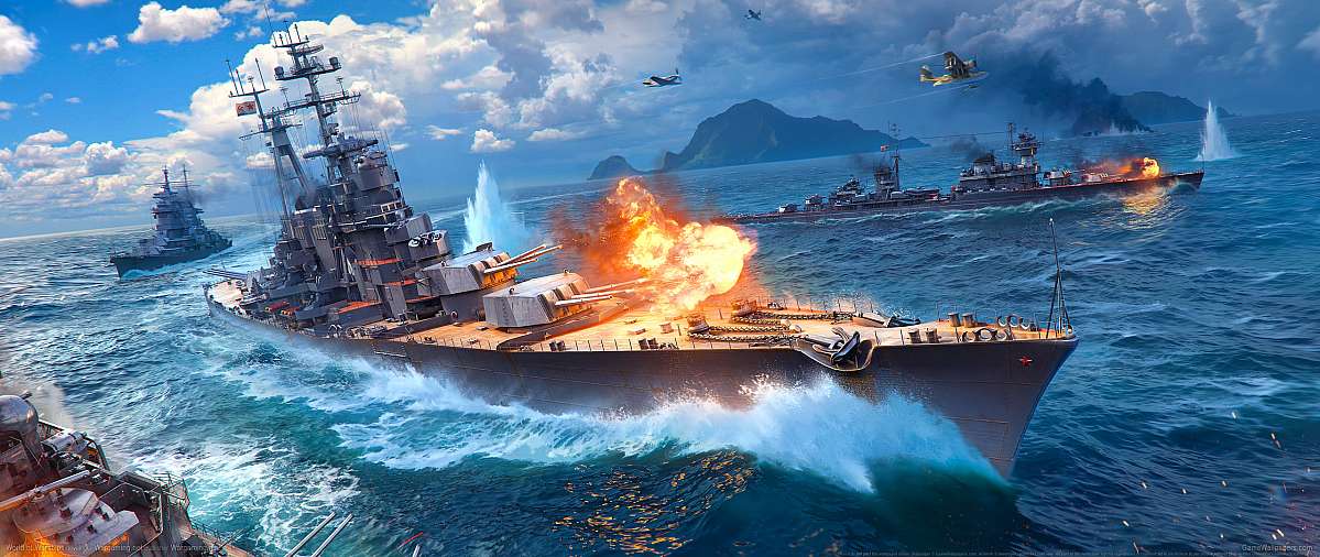 World of Warships ultrawide achtergrond 10