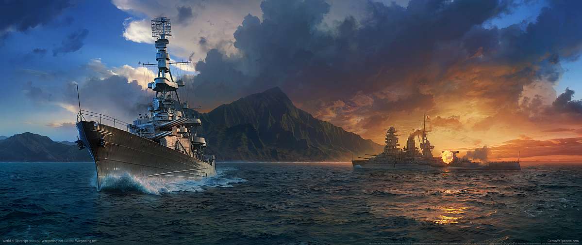World of Warships ultrawide achtergrond 11