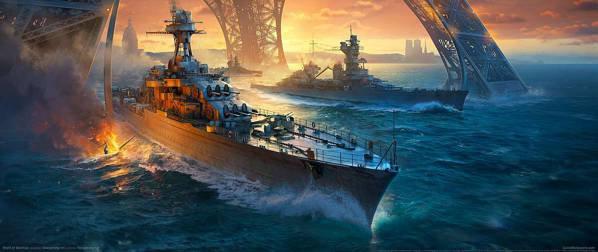 World of Warships ultrawide achtergrond 20
