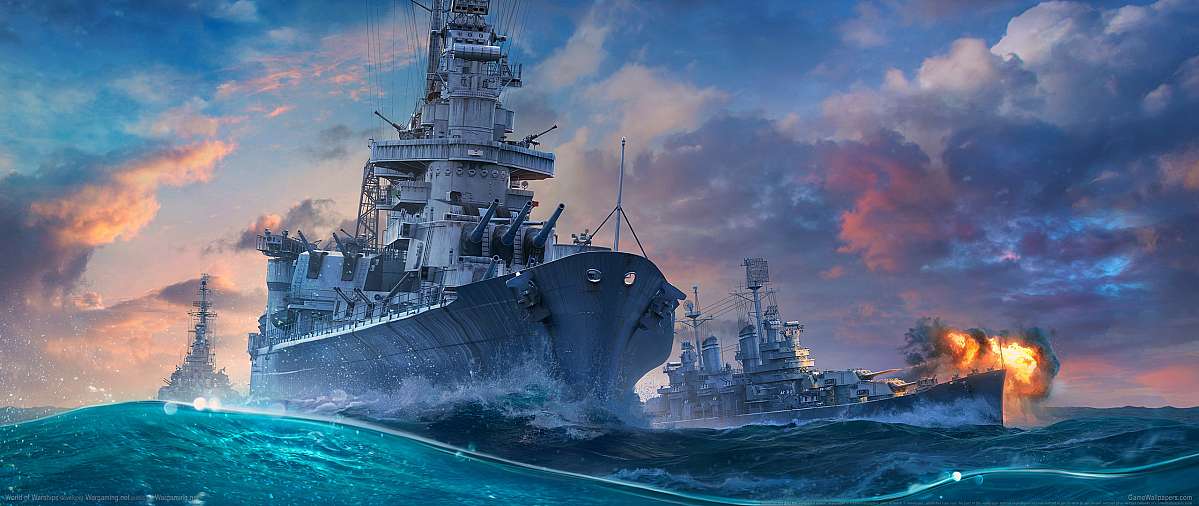 World of Warships ultrawide achtergrond 22
