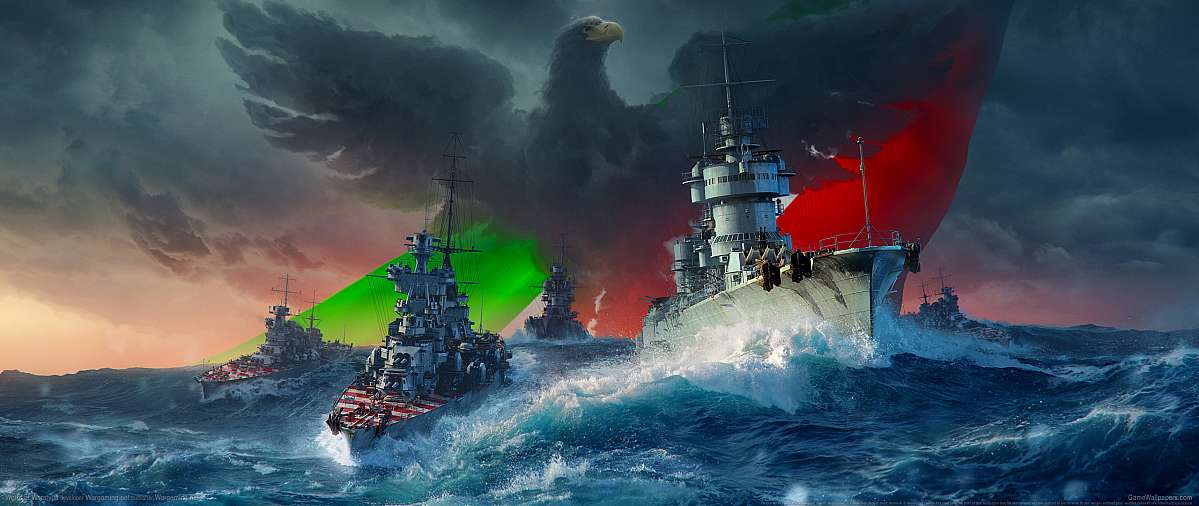 World of Warships ultrawide achtergrond 25