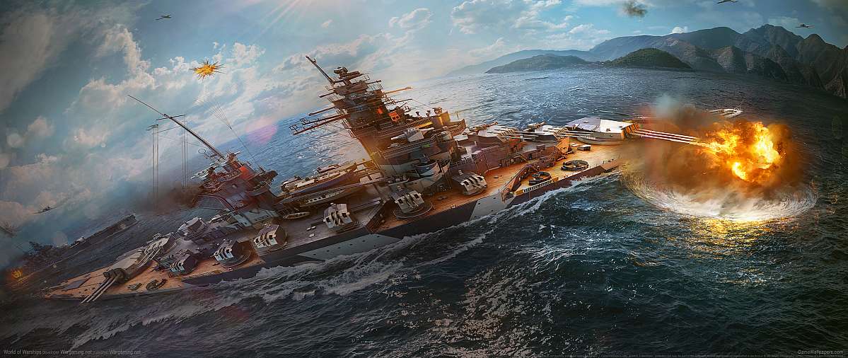 World of Warships ultrawide achtergrond 27