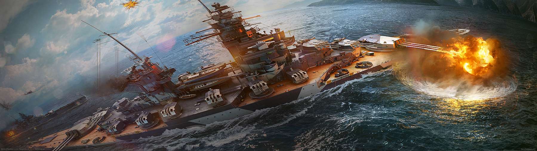 World of Warships superwide achtergrond 27