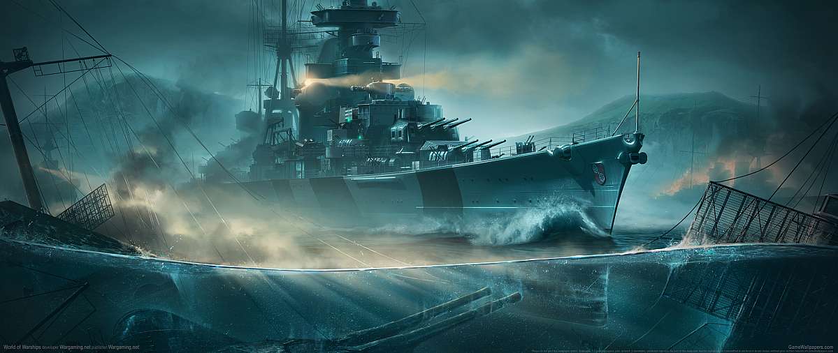 World of Warships ultrawide achtergrond 28